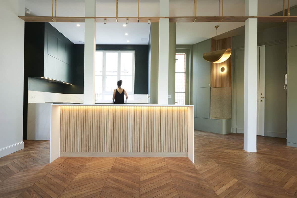Restructuration appartement haussmannien – Paris 7